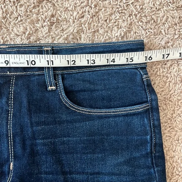 L'AGENCE Bell High-Rise Flare Marty Women Sz 30 Indigo bell Bottom Stretch Jeans - Picture 5 of 10